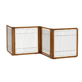Richel Convertible Elite Pet Gate (Option: 4 Panel)