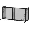 Richell Small Freestanding Metal Mesh Pet Gate