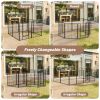 Dog Playpen Indoor Outdoor, 8 Panels Fence with Anti-Rust Coating, Metal Heavy Portable Foldable Dog Pen for Large, Medium Small Dogs RV Ya