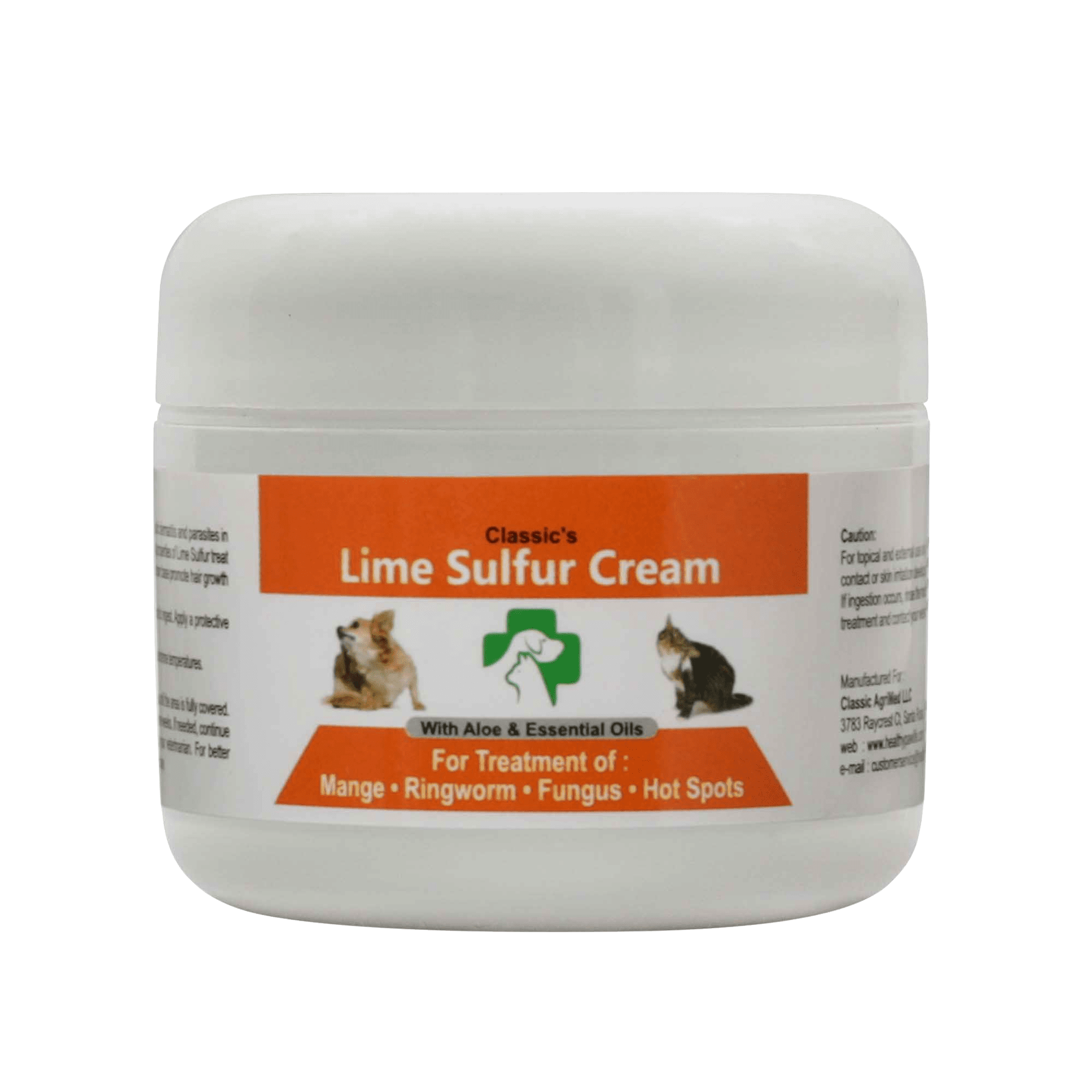 Lime Sulfur Pet Skin Cream - Pet Care and Veterinary Treatment for Itchy and Dry Skin - Safe Solution for Dog; Cat; Puppy; Kitten; Horse… Lime Sulfur Pet Skin Cream - Pet Care and Veterinary Treatment for Itchy and Dry Skin - Safe Solution for Dog; Cat; Puppy; Kitten; Horse…